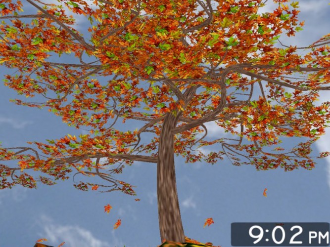 autumn, fall, trees, leaves, nature, landscape, seasons, clock, watches, time, date, calendar