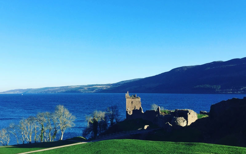 scottish, castle, sea, scotland, building, landscape, architecture, landmark, historic, medieval, stone, ancient, sky, loch, highlands, tower, water, blue, stronghold, celtic, green