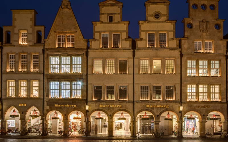 münster, северная рейн-вестфалия, германия, немецкий, архитектура