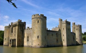 architecture, castle, palace, old, historic, bodiam castle, lake